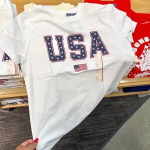 🇺🇸⭐ NWT Target USA Graphic Tee – Size Small – Red White & Blue ⭐🇺🇸